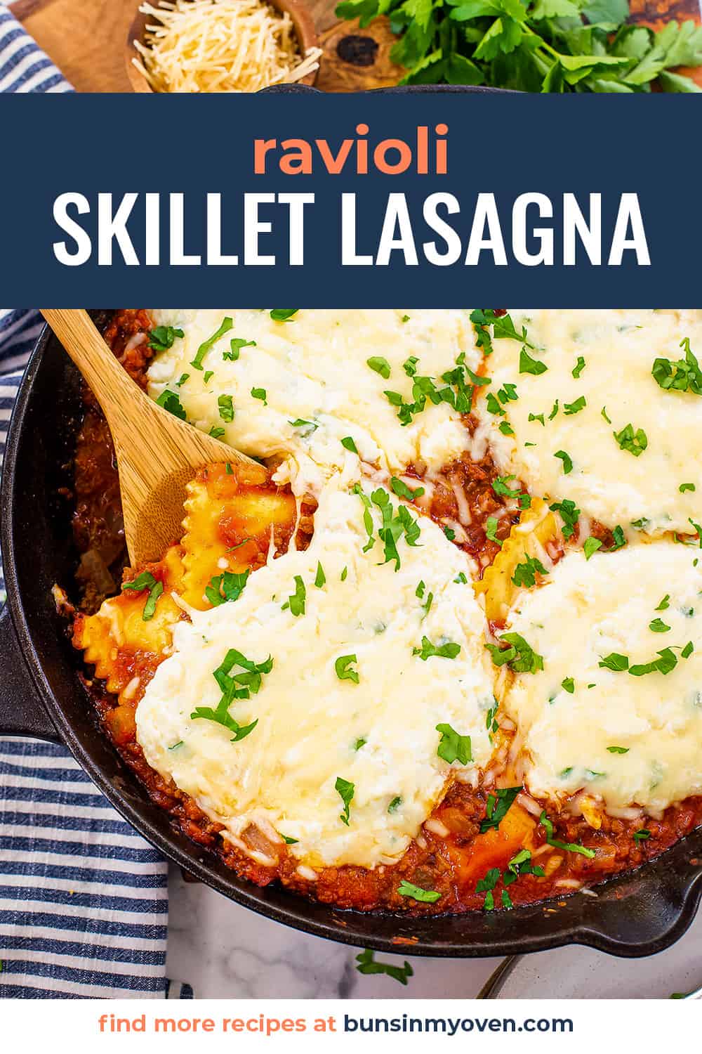 Easy Skillet Lasagna Recipe | Buns In My Oven