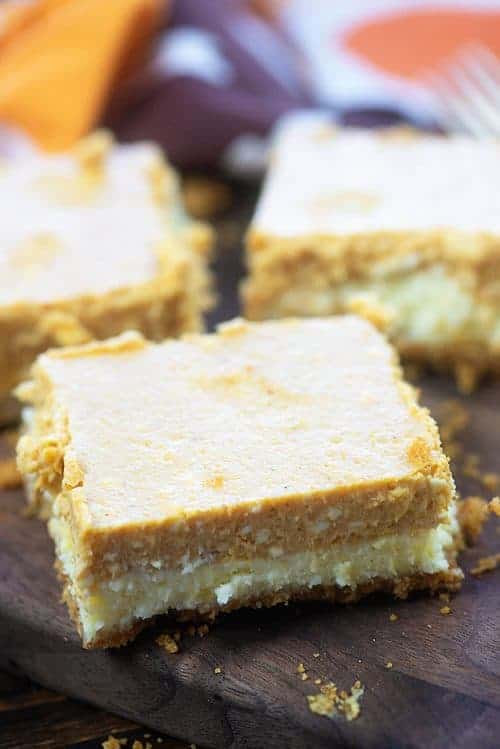 Pumpkin Cheesecake Bars — Buns In My Oven