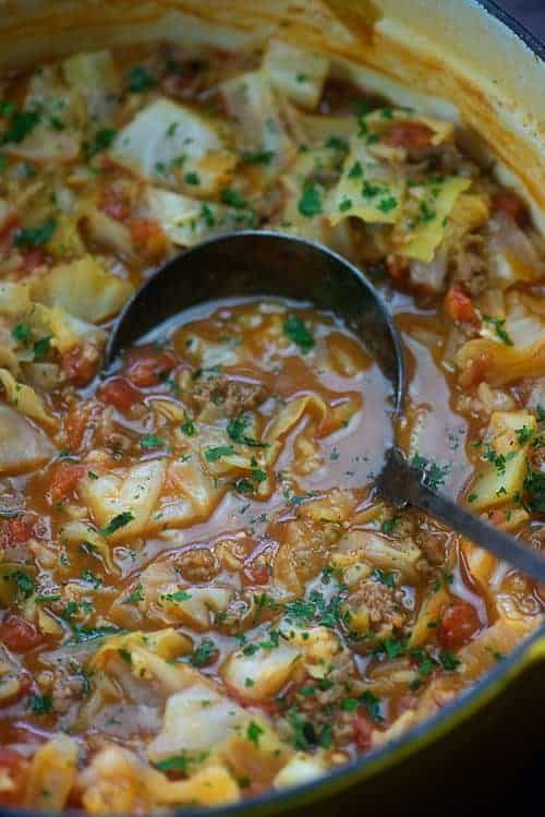 Unstuffed Cabbage Roll Soup Recipe Buns In My Oven