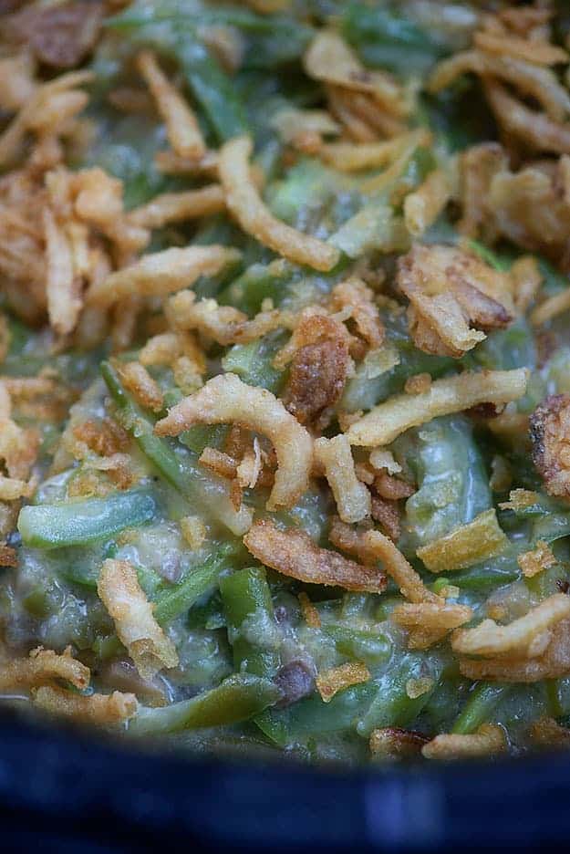 Crockpot Green Bean Casserole — Buns In My Oven