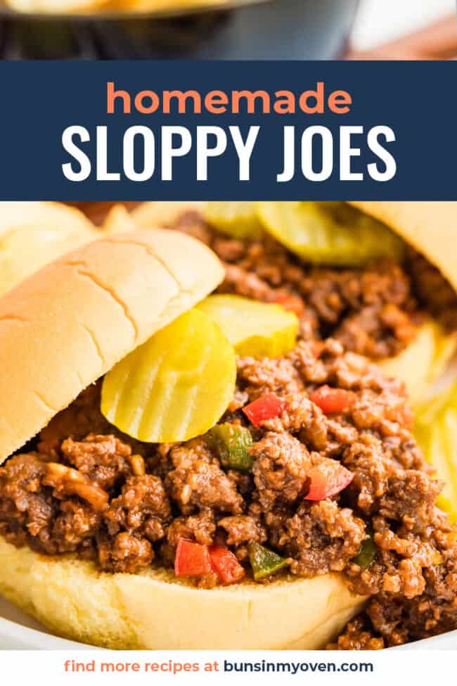 Homemade Sloppy Joes Recipe | Buns In My Oven