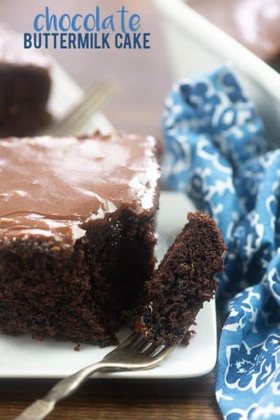 Buttermilk Chocolate Cake — Buns In My Oven