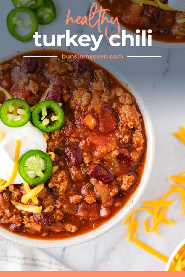 Healthy Turkey Chili Recipe | Buns In My Oven