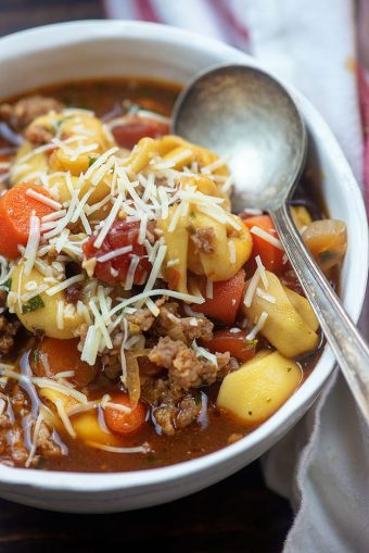 Sausage Tortellini Soup — Buns In My Oven