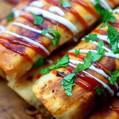 BBQ Ranch Pulled Pork Taquitos — Buns In My Oven