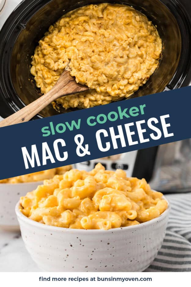 Extra Cheesy Crockpot Macaroni and Cheese | Buns In My Oven