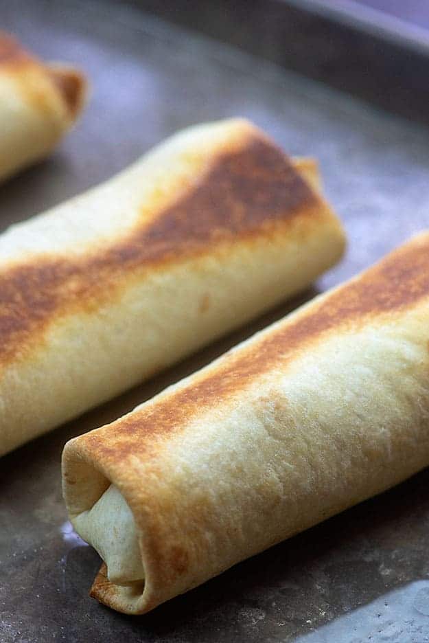 Homemade Chimichangas - The Stay At Home Chef