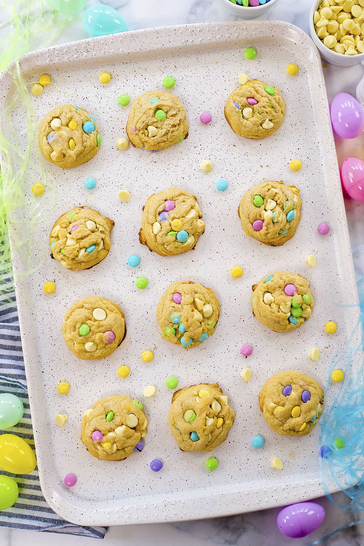 Brown Butter M&M Cookies - Bakery Worthy! - That Skinny Chick Can Bake