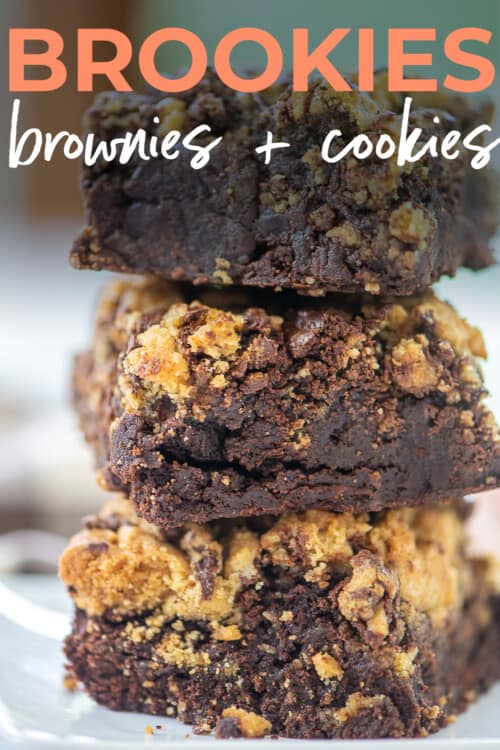 Brookies (Brownies + Cookies) | BunsInMyOven.com