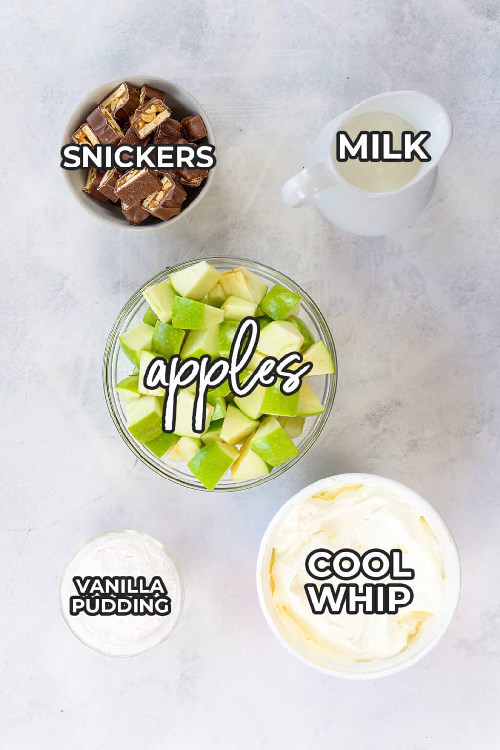 The BEST Snickers Apple Salad Recipe | Buns In My Oven