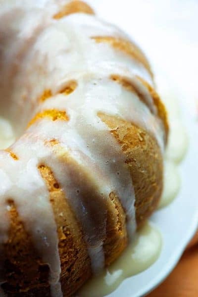 Pumpkin Bundt Cake with Cream Cheese Glaze — Buns In My Oven