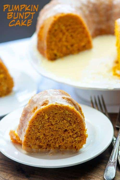 Pumpkin Bundt Cake with Cream Cheese Glaze — Buns In My Oven