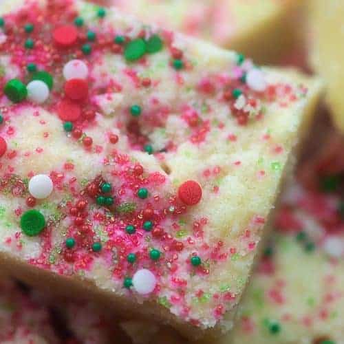 Tender Shortbread Cookies (pan-style)