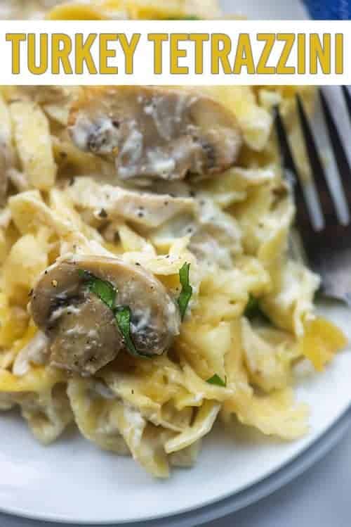 Easy Turkey Tetrazzini Recipe - perfect for that leftover turkey!