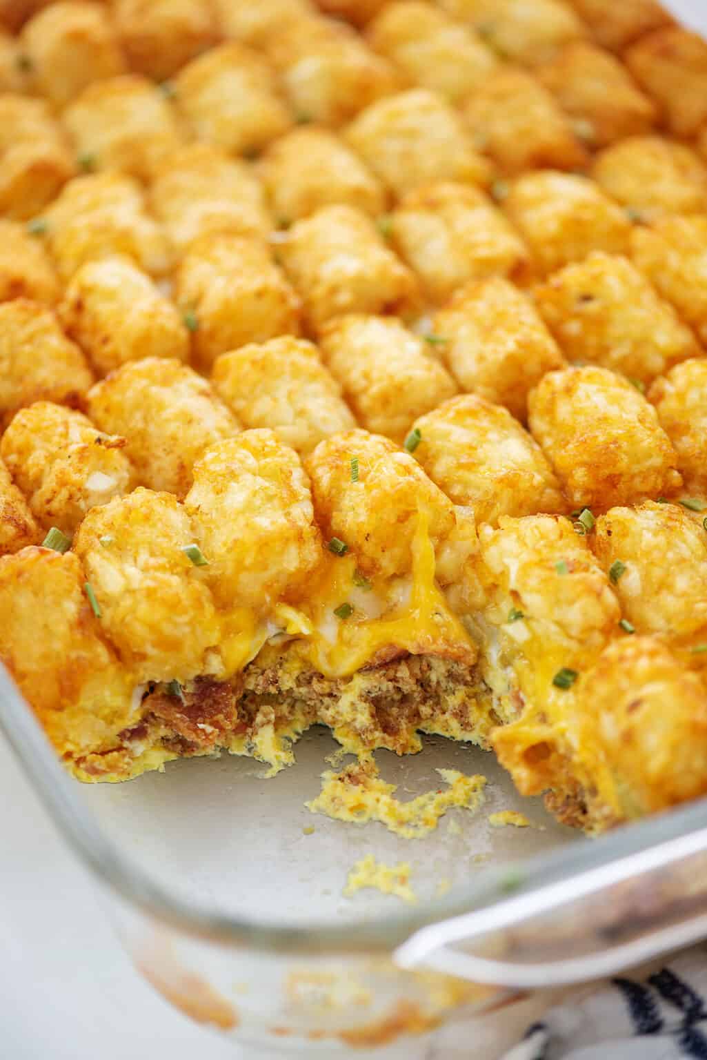 The Best Tater Tot Breakfast Casserole Buns In My Oven 