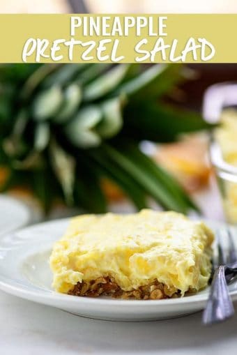 Pineapple Pretzel Salad - A Midwestern classic recipe!