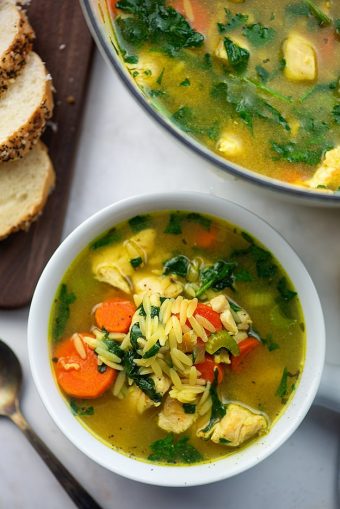 Lemon Chicken Orzo Soup — Buns In My Oven