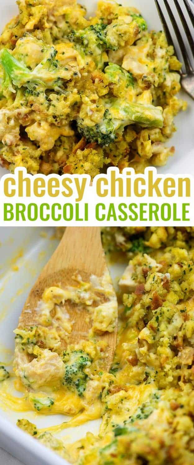 The BEST Cheesy Chicken Broccoli Casserole Recipe