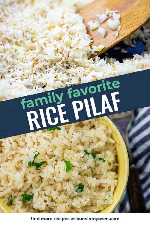 Simple Classic Rice Pilaf Recipe | Buns In My Oven