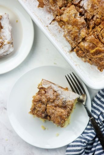 Crazy Good Cinnamon Roll Cake | Buns In My Oven