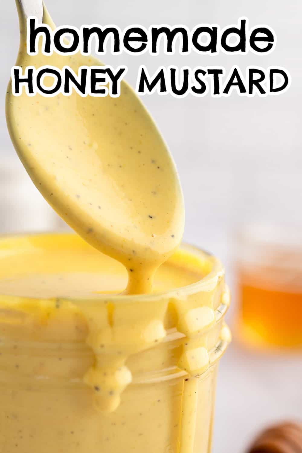 Homemade Honey Mustard Dressing | Buns In My Oven