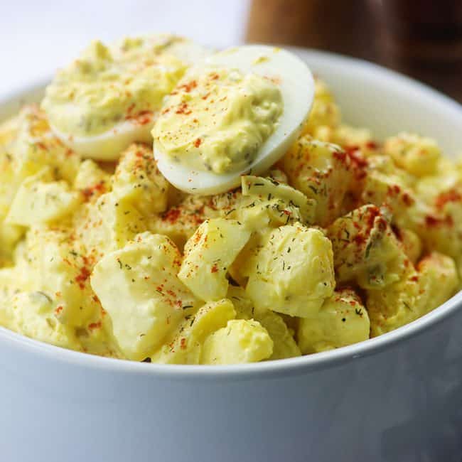 Deviled Egg Potato Salad Recipe Buns In My Oven