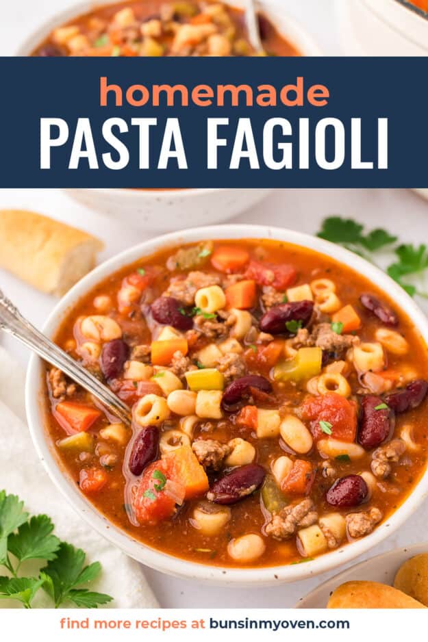 Copycat Olive Garden Pasta Fagioli Soup | Buns In My Oven