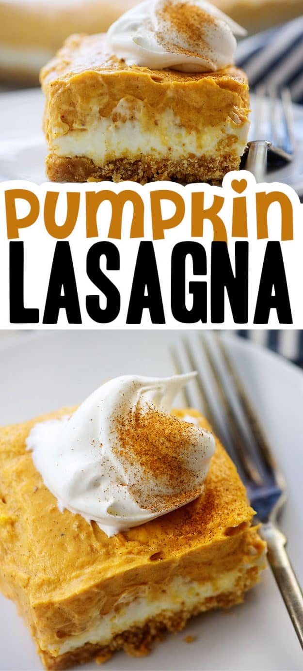 The BEST Pumpkin Lasagna Dessert — Buns In My Oven