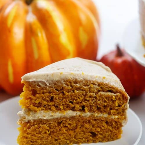 Pumpkin Cake with Cinnamon Buttercream — Buns In My Oven