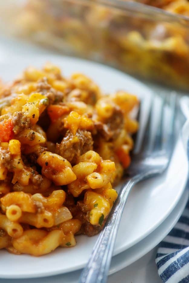 Easy Cheesy Hamburger Casserole Buns In My Oven