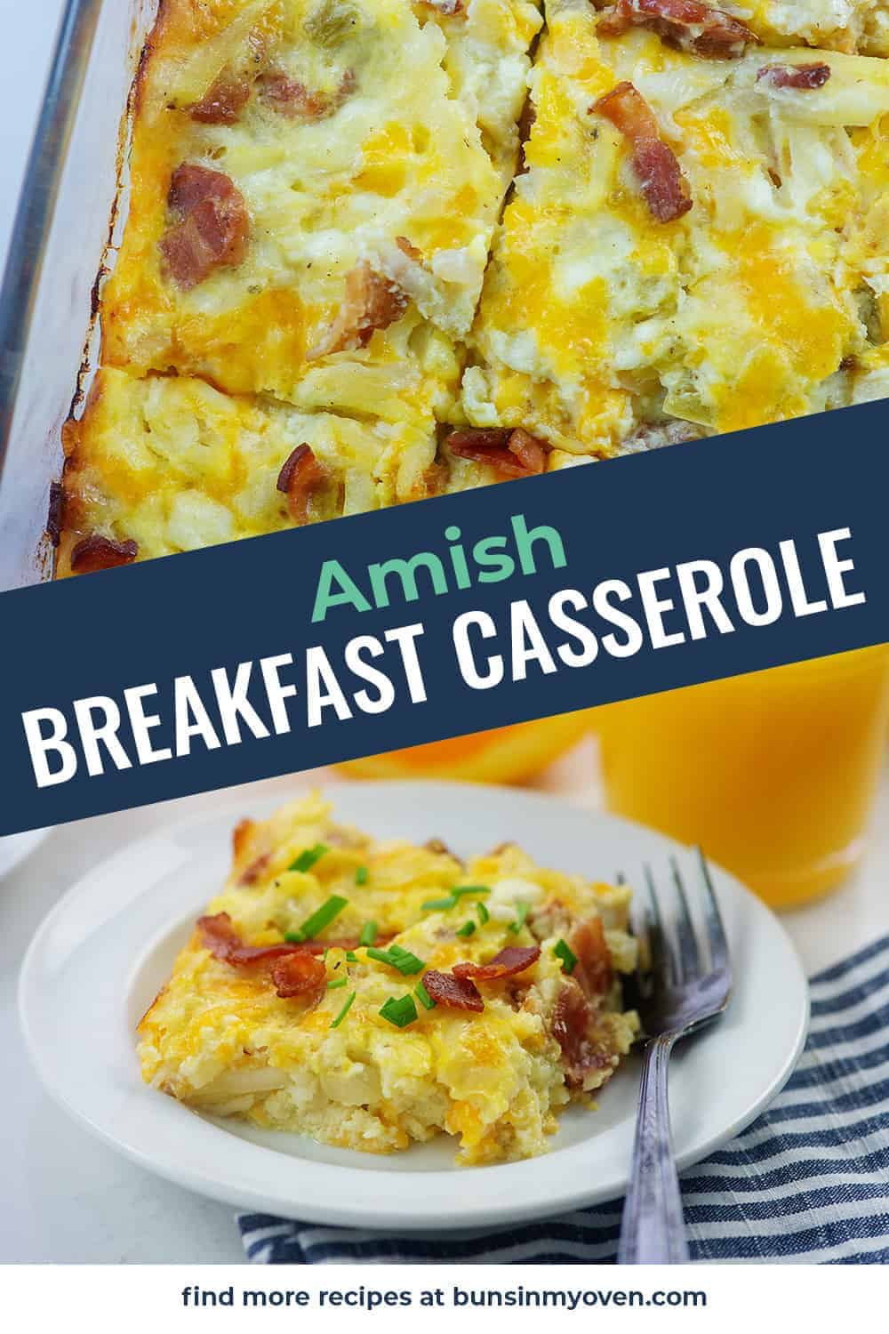 The Best Amish Breakfast Casserole — Buns In My Oven