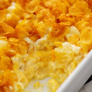 Easy & Cheesy Funeral Potatoes | Buns In My Oven