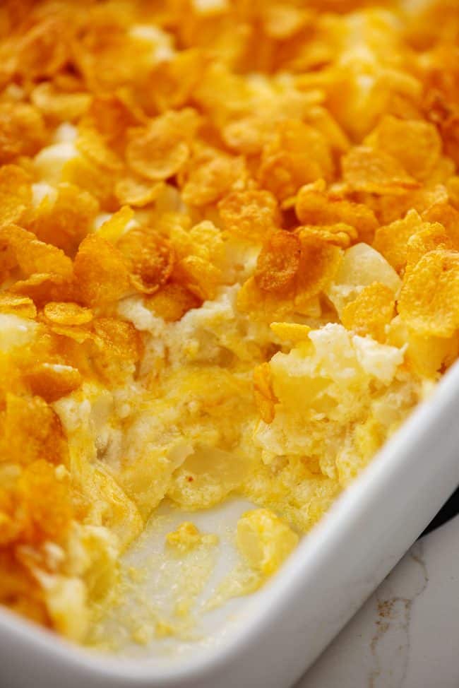 Easy & Cheesy Funeral Potatoes | Buns In My Oven