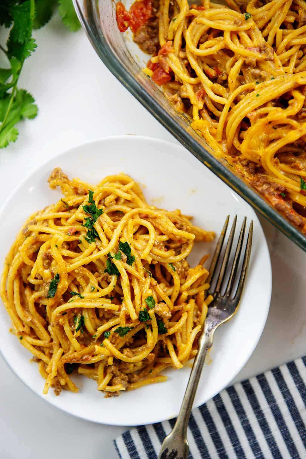 Cheesy Taco Spaghetti Recipe Buns In My Oven