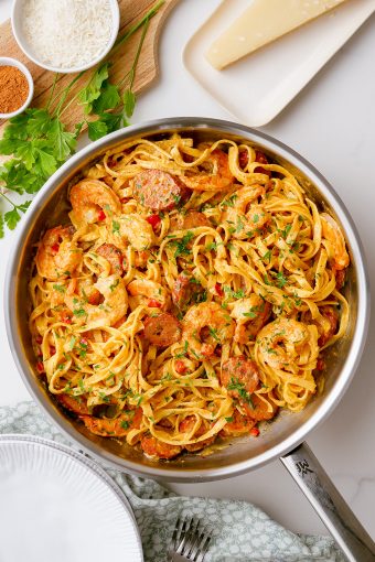 Creamy Cajun Shrimp Pasta Recipe 