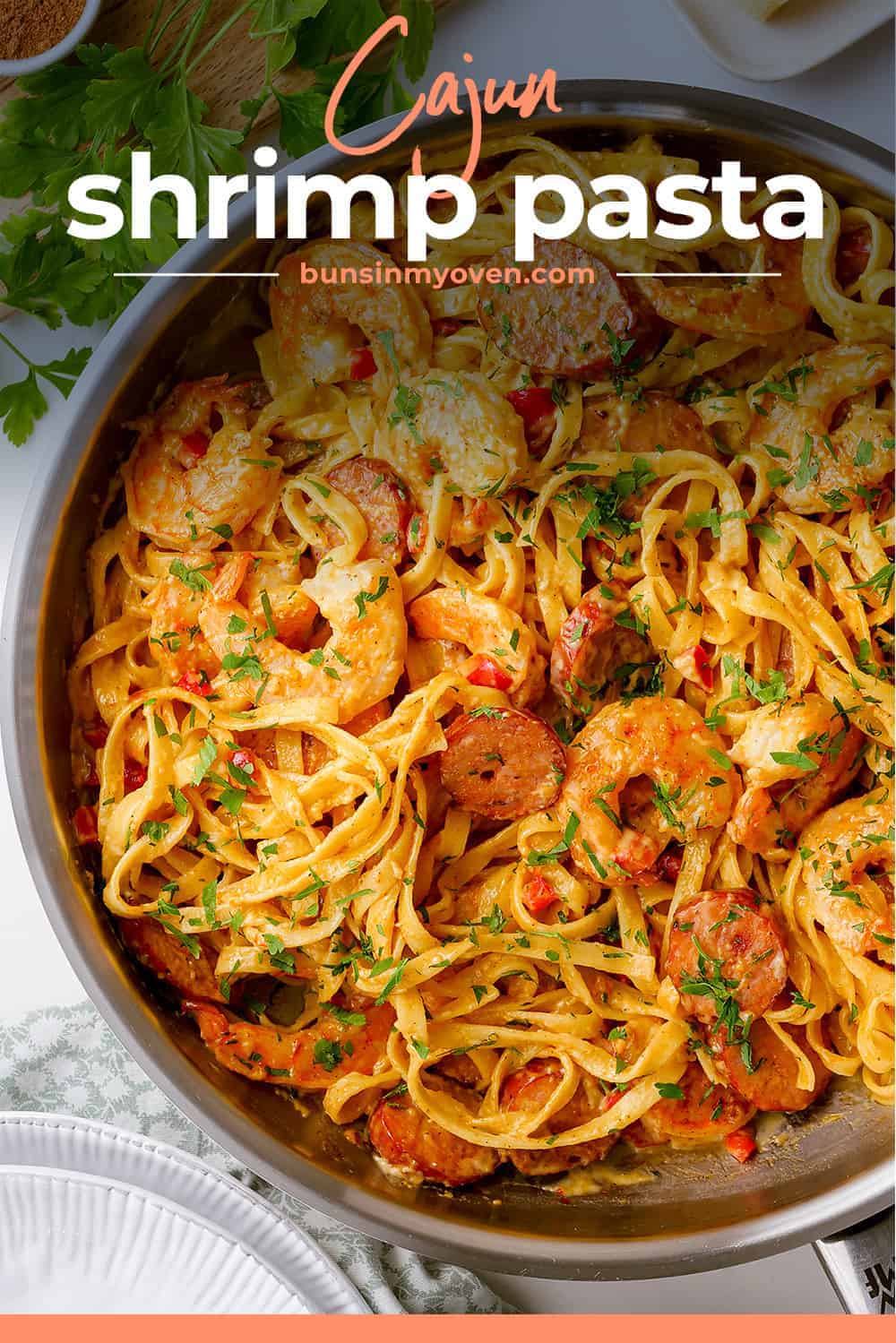 Creamy Cajun Shrimp Pasta Recipe | Buns In My Oven