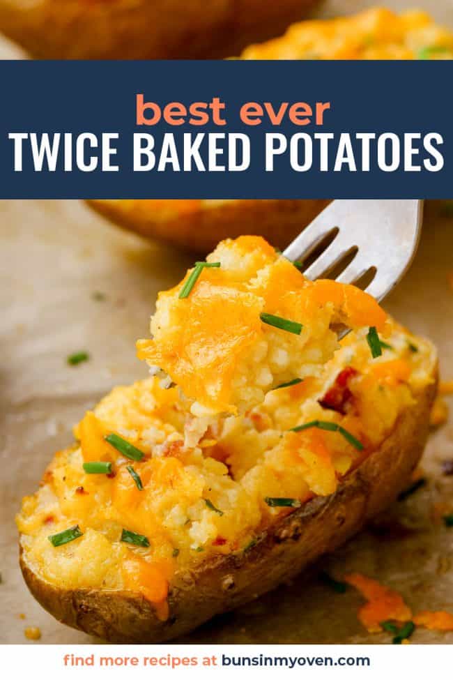 Easy Twice Baked Potatoes Recipe | Buns In My Oven