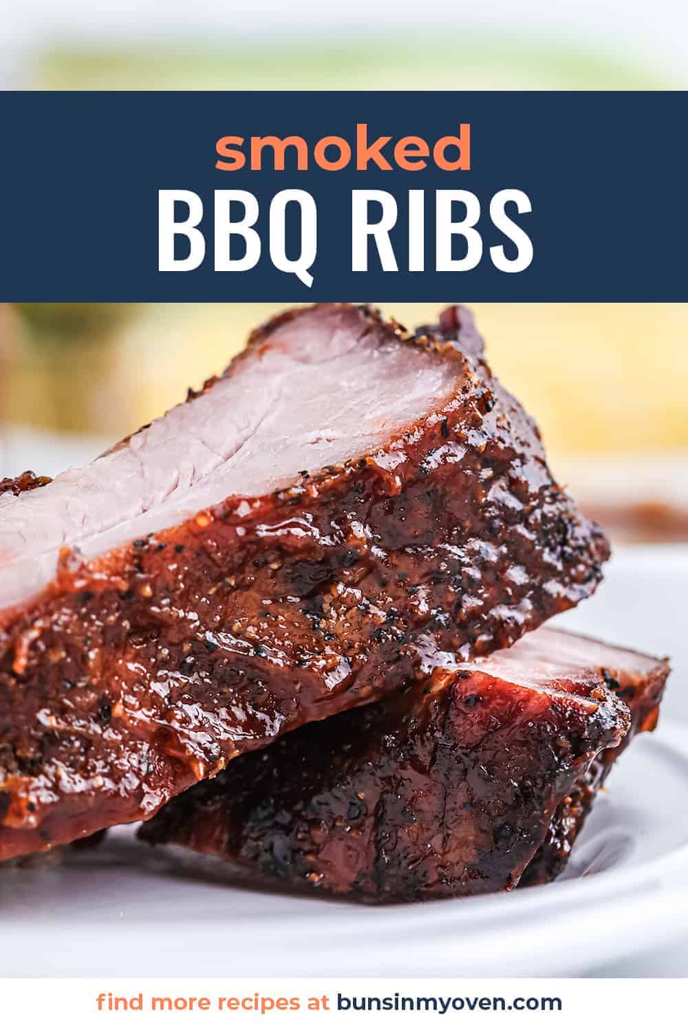 Smoked Baby Back Ribs with Homemade BBQ Sauce | Buns In My Oven