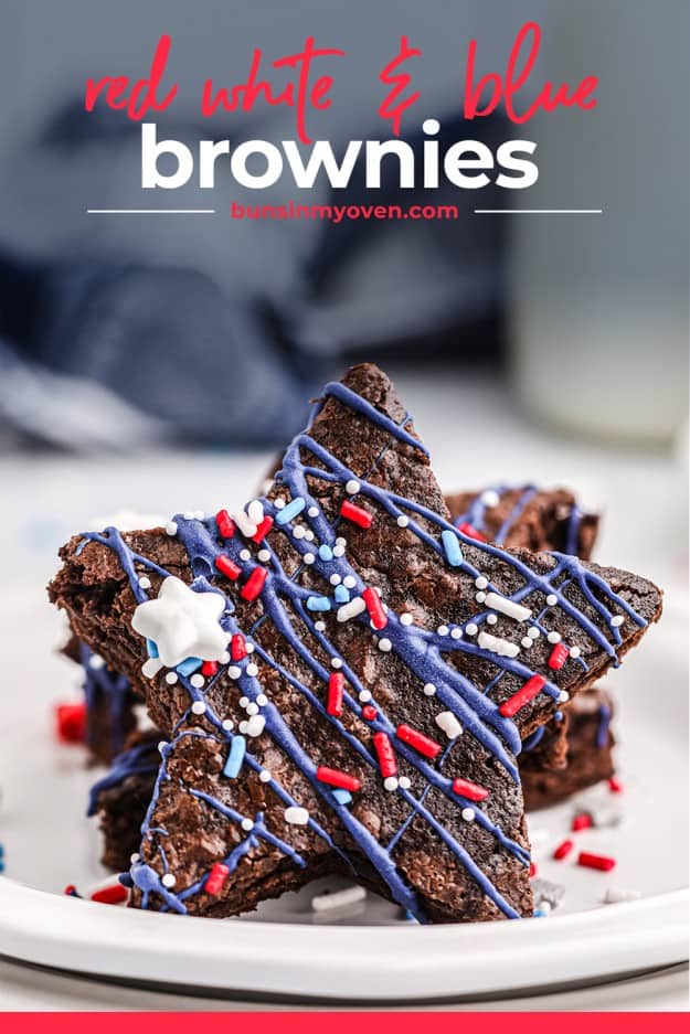 Star-Spangled Brownies Recipe | Buns In My Oven