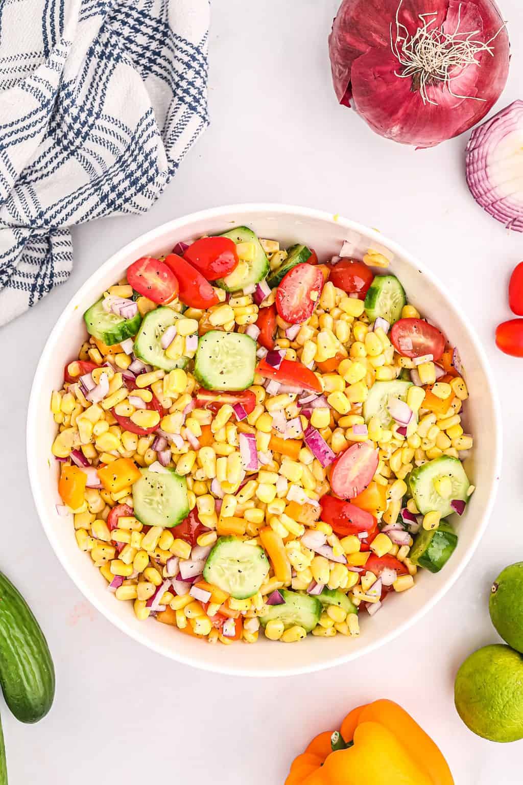 Easy Summer Corn Salad Recipe | Buns In My Oven