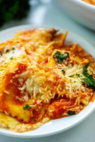 Cheesy Million Dollar Ravioli Recipe | Buns In My Oven