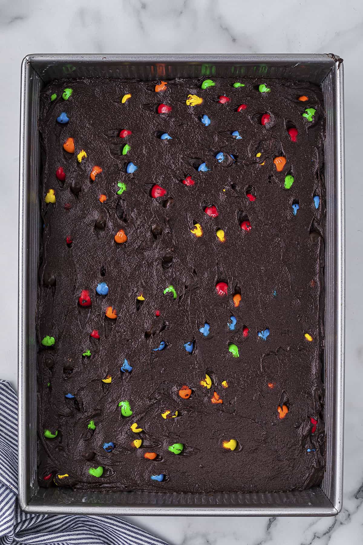 Brownies with m&ms.