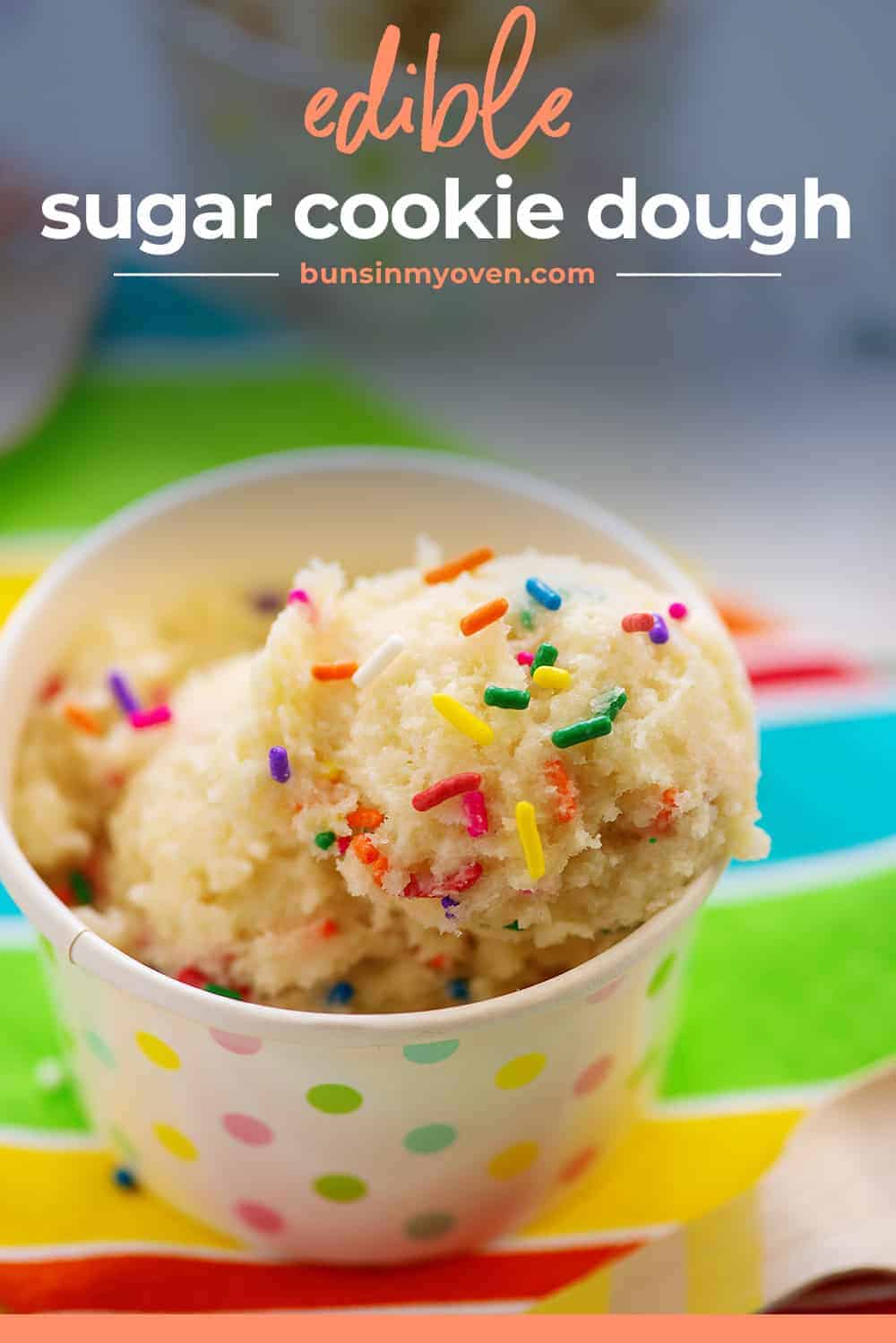 Edible Sugar Cookie Dough Recipe | Buns In My Oven