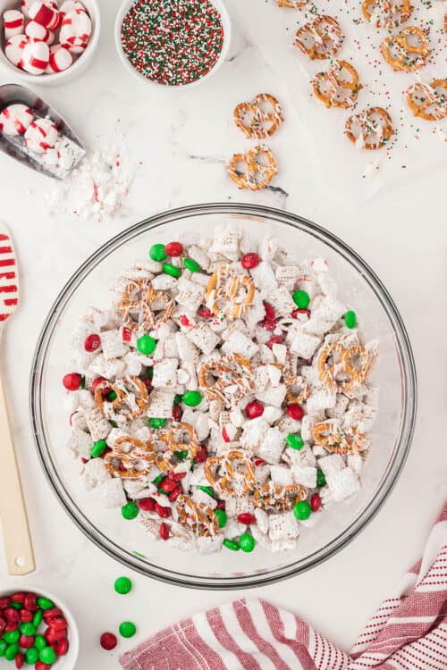 Christmas Chex Mix | Buns In My Oven