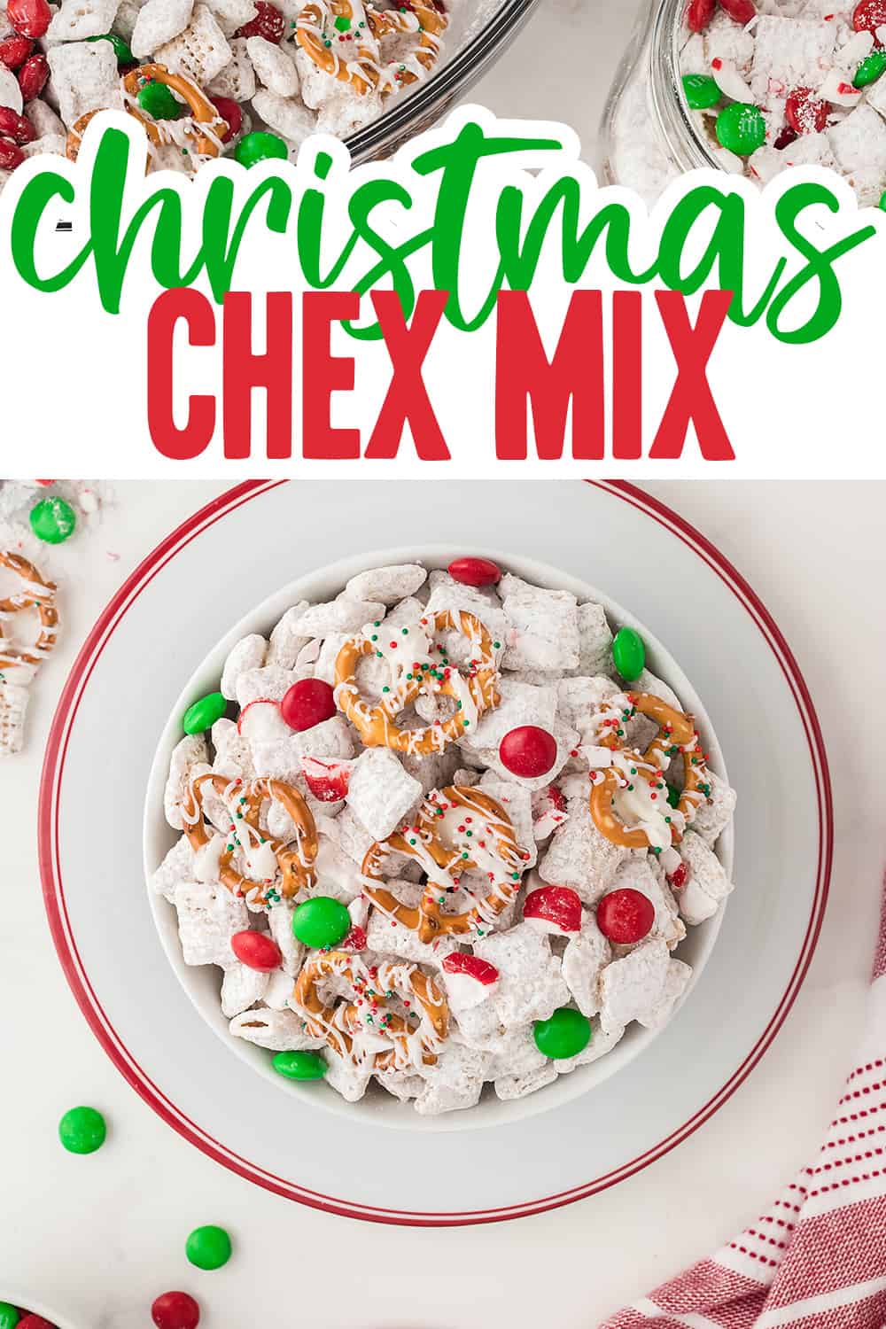 Christmas Chex Mix | Buns In My Oven