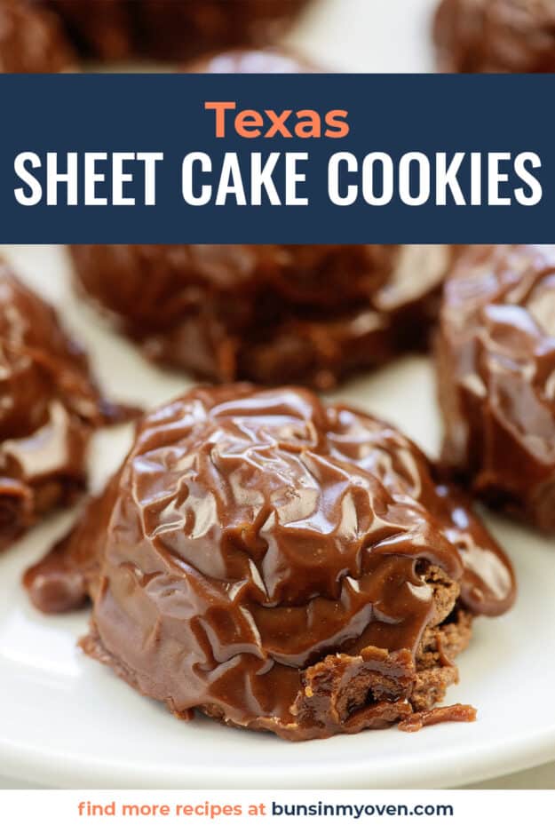 Easy Texas Sheet Cake Cookies | Buns In My Oven