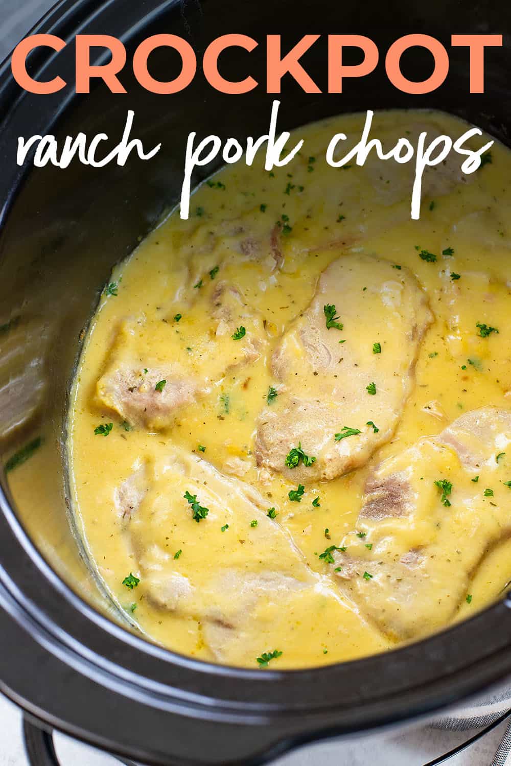 Crockpot Ranch Pork Chops | Buns In My Oven