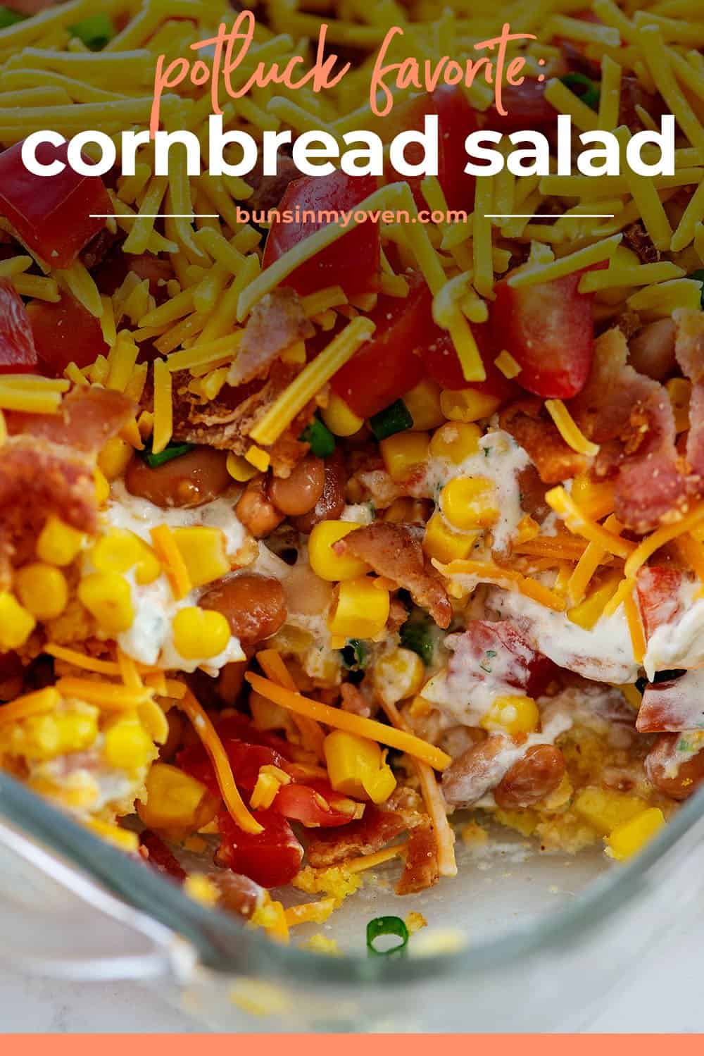 Chili Cornbread Salad | Buns In My Oven