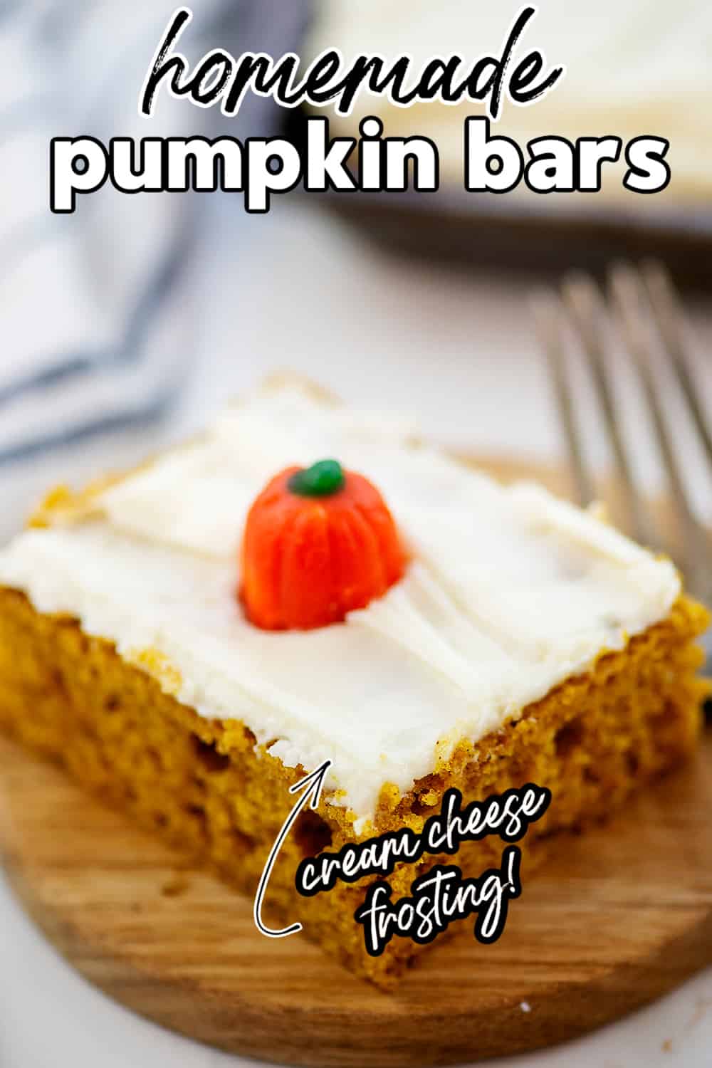 Pumpkin Bars with Cream Cheese Frosting | Buns In My Oven