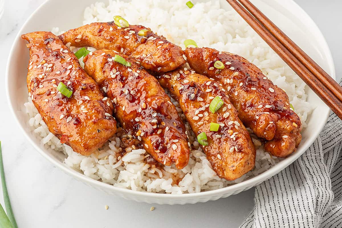 Crispy Asian Chicken Tenders –